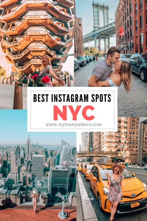 Instagram Nyc Places, Best Instagram Spots In Nyc, New York Night Outfit Fall, Ny Places To Visit, Spanish Harlem Nyc, New York Instagram Spots, Most Instagrammable Places In Nyc, Outfits For Nyc In May, Nyc Photo Spots