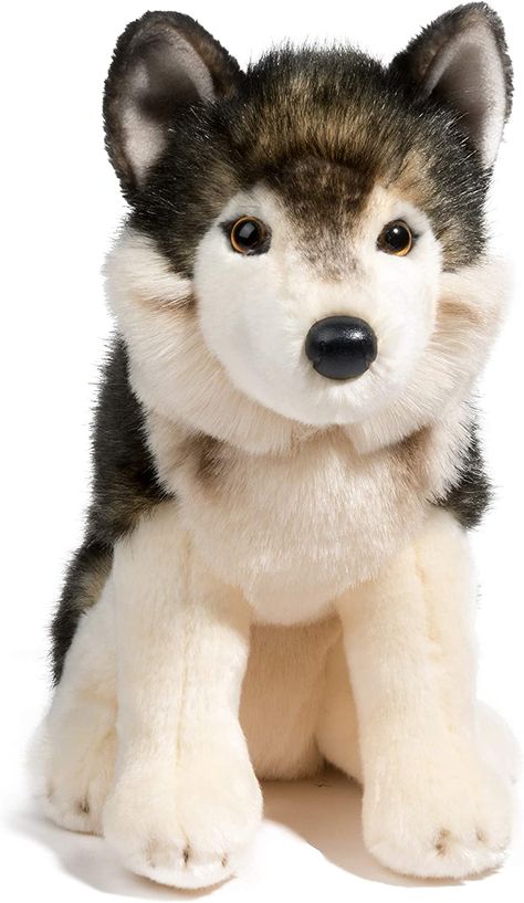 Amazon.com: Douglas Atka Wolf Plush Stuffed Animal : Toys & Games Wolf Stuffed Animal, Wolf Puppy, Wolf Plush, Sleeping Animals, Wolf Stuff, Plush Coat, Dog Stuffed Animal, Stuffed Animal Cat, Teddy Bear Stuffed Animal