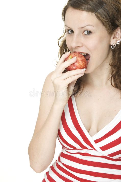 Eating Apple Pose Reference, Person Biting Apple Reference, Person Eating Apple Reference, Person Eating Apple, Eating Apple Reference, Criss Cross Applesauce Pose, Eating Pose Reference, Eating Reference, Holding An Apple