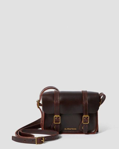 Brown Dr Martens, Dr Martens Store, Mens Leather Bag, Everyday Bag, Belt Size, Leather Satchel, Dr. Martens, Leather Material, Satchel Bags