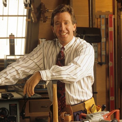 Tim Allen isn't ruling out a Home Improvement fixer-upper. Speaking with E! News exclusively ahead of The Santa Clauses premiere Nov. 16, Allen revealed we may not have seen the last of his... Tim Allen Home Improvement, Tim The Tool Man Taylor, Tim Taylor, Jonathan Taylor Thomas, Jonathan Taylor, 90s Sitcoms, Tim Allen, Abc Photo, Mens Tools