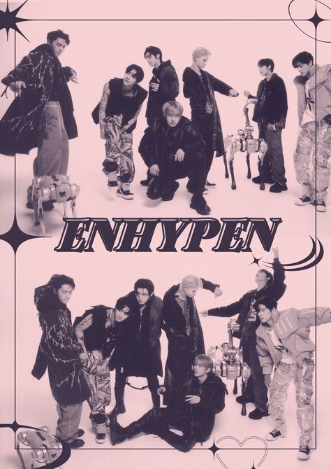 Enhypen Y2k Posters, Enhypen Magazine Cover, Enhypen Magazine Edit, Enhypen Poster Room Decor, Kpop Magazine Cover, Enhypen Poster Prints, Magazine Edit Kpop, Enhypen Magazine, Kpop Wall Prints