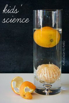 Orange Sink, Vetenskapliga Experiment, Science Experience, Kid Experiments, Kids Science, Diy Science, Science Activities For Kids, Fair Projects, Cool Science Experiments