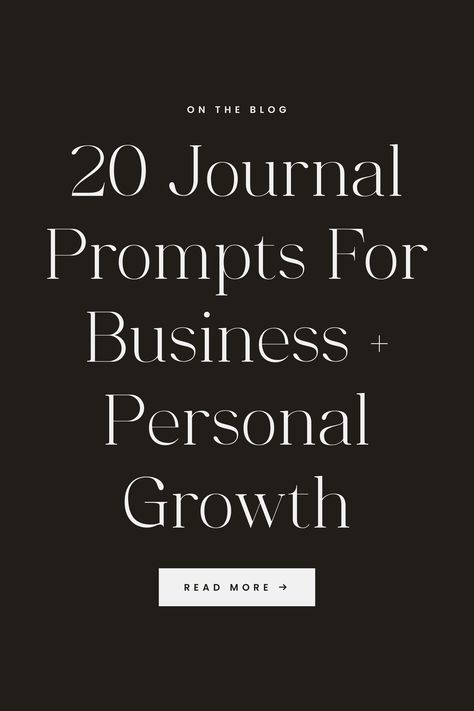 20 Journal Prompts For Business + Personal Growth Define Success, What Do You Feel, Mindset Coach, Email Subject Lines, Business Mentor, Mindset Coaching, Write To Me, My Business, Feeling Happy