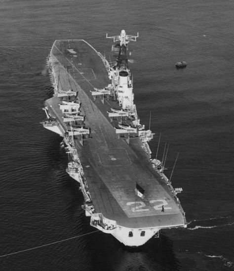 HMCS Bonaventure CVL-22 Majestic class aircraft carrier Royal Canadian Navy British Aircraft Carrier, Royal Navy Aircraft Carriers, Hms Ark Royal, Royal Canadian Navy, Navy Carriers, Uss Nimitz, Royal Navy Ships, Navy Aircraft Carrier, Aircraft Carriers