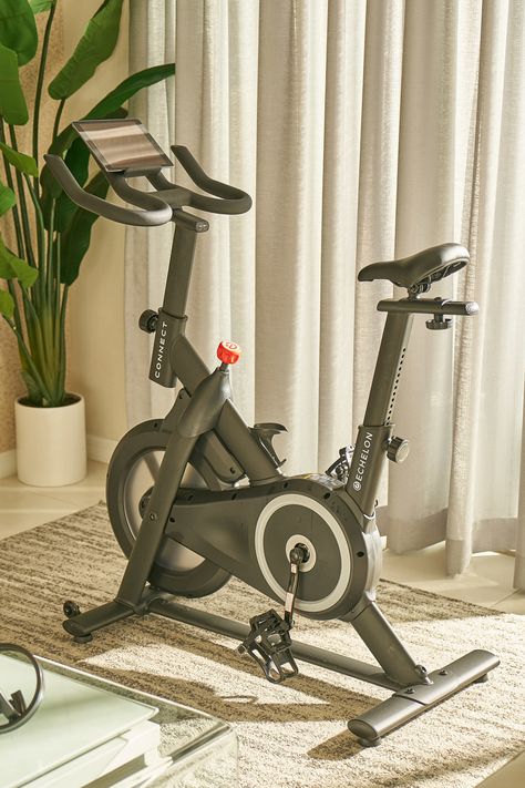 Exercise Bike At Home, Indoor Bike Aesthetic, Stationary Bike Aesthetic, Exercise Bike Aesthetic, Spin Bike Aesthetic, Exercise Equipment At Home, Gym Machine Workouts For Women, Echelon Bike, Excercise Bike