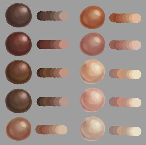 Painting Skin, Skin Palette, Digital Painting Techniques, Palette Art, Skin Color Palette, Coloring Tips, Digital Art Beginner, Ipad Art, Digital Painting Tutorials