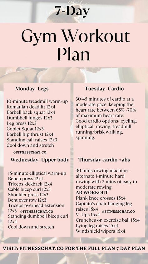 womens gym workout plan pdf - 7 day gym workout plan with PDF #BestDietForQuickWeightLoss Gym Regimen For Beginners, Gym Plan Beginner, Beginner Gym Workout For Women Build Muscle, Toji Build, Womens Gym Workout Plan, Workout Plans For Women Gym, Gym Workout Challenge, Workout Programs For Women Gym, Exercise Programs For Women