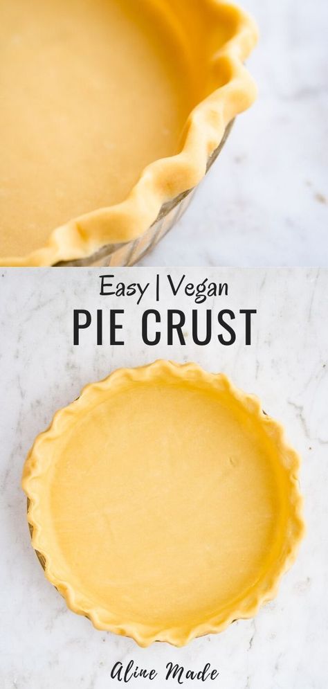 Let me show you how to prepare a homemade vegan pie crust! It isn’t as complicated as you think it would be with this NO-FAIL vegan pie crust recipe! #pie #crust #recipe #easy #vegan Plant Based Pie Crust, Gf Vegan Pie Crust, Best Vegan Pie Crust, Easy Vegan Pie Crust, Wfpb Pie Crust, Pie Crust Recipe Vegan, Vegan Quiche Crust, Apple Pie Vegan Recipe, Vegan Pie Dough