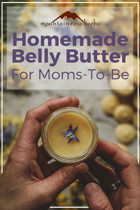 Pregnant Bellies, Herbal Oils, Salve Recipes, Diy Body Butter, Mountain Rose Herbs, Pregnancy Body, Herbal Recipes, Natural Body Care, Herbal Oil