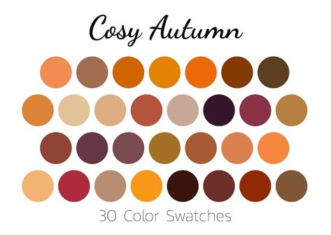 Cosy Autumn, Color Swatches, Color Palette, iPad - Etsy Solid Color Icons, Swatches Color, Highlight Icons Instagram, Gold Shades, Instagram Story Highlight Covers, Color Icons, Visual Merchandising Displays, Color Palette Challenge, Icons Instagram