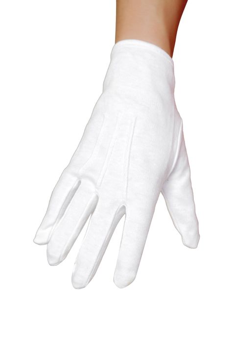 White Costume, Costume Gloves, Short Gloves, Rave Costumes, White Costumes, Halloween Costume Accessories, Dress Gloves, Halloween Accessories, White Gloves