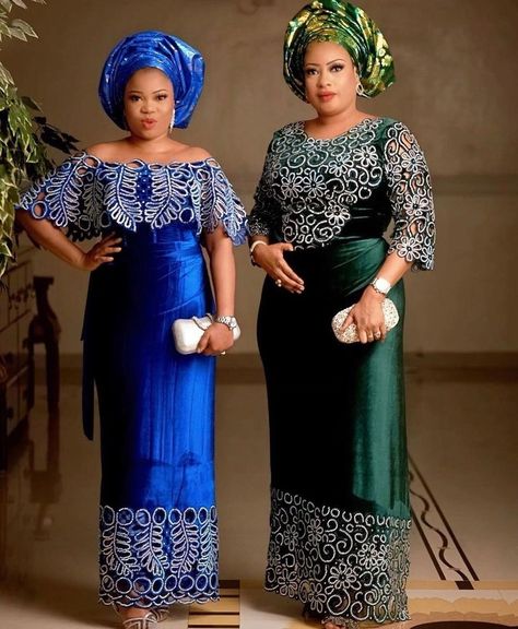 Lace Mixed With Plain Material Asoebi, Latest Iro And Buba Ankara Styles, Lace Styles For Older Women, Iro And Blouse Lace Styles Latest, Wrapper Gown, Skirt And Blouse For Wedding, Velvet Styles, Kimono Jumpsuit, Blouse For Wedding