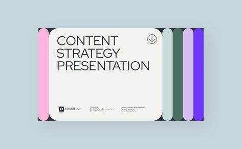 Content Strategy Presentation template Strategy Presentation Template, Content Strategy Template, Strategy Presentation, Startup Presentation, Best Presentation Templates, Social Media Strategy Template, Pitch Presentation, Presentation Slides Design, Presentation Deck