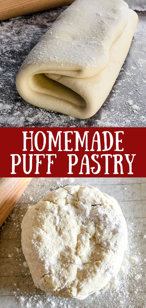 Dough Enhancer Recipe, Homemade Turnover Dough, Making Puff Pastry Dough, Sweet Pastry Dough Recipe, Easy Pastry Dough Recipe, Pastry Puffs Recipe, Hand Pie Pastry Dough, Puff Dough Recipes, Quick Puff Pastry Dough