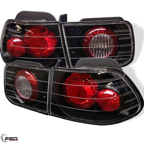 Sonar led tail light for Civic eg 1999 Honda Civic, Civic Eg, Honda Civic Dx, 2000 Honda Civic, Civic Ex, Lights Black, Honda Civic Ex, Lighting Companies, Projector Headlights