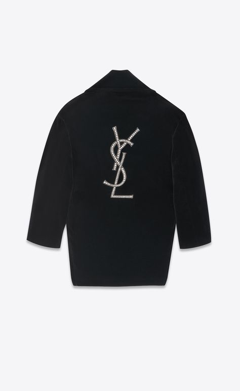 Ysl Coat, Ysl Jacket, Ysl Clothes, Wool Short Coat, Classy Coat, Tuxedo Coat, Double Breasted Tuxedo, Long Black Coat, Cropped Puffer Jacket