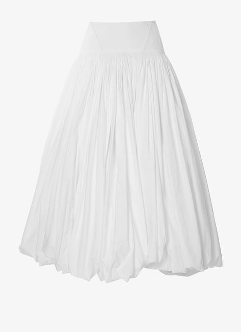 Spring Long Skirt, Honeymoon Fashion, Flare Maxi Skirt, Poplin Skirt, Honeymoon Style, Cotton Maxi Skirts, Preformance Outfits, Fashion Sites, Bubble Skirt