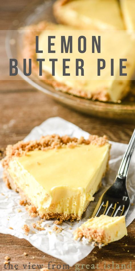 Lemon Drop Pie Recipe, Unusual Pies, Citron Recept, Summer Pies, Lemon Heaven, Eastlake Dresser, Lemon Cream Pie, Popular Pies, Lemon Icebox Pie