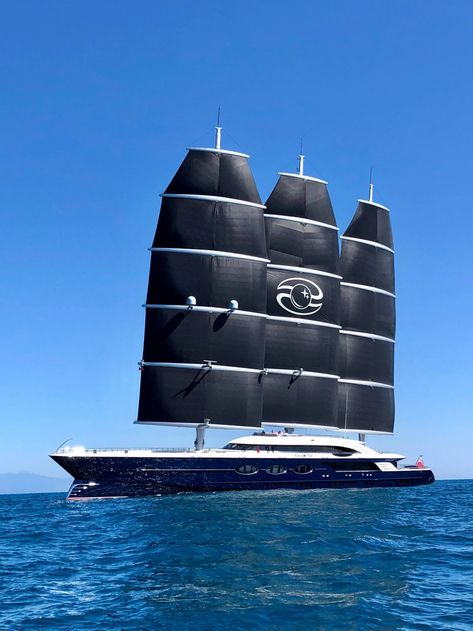 sailing yacht Black Pearl - Oceanco - 2018 - Oleg Burlakov Concept Yacht, Yacht Black, Wooden Boat Kits, Luxury Sailing Yachts, Big Boats, Luxury Vehicle, Super Yacht, Sailing Yachts, Boat Kits