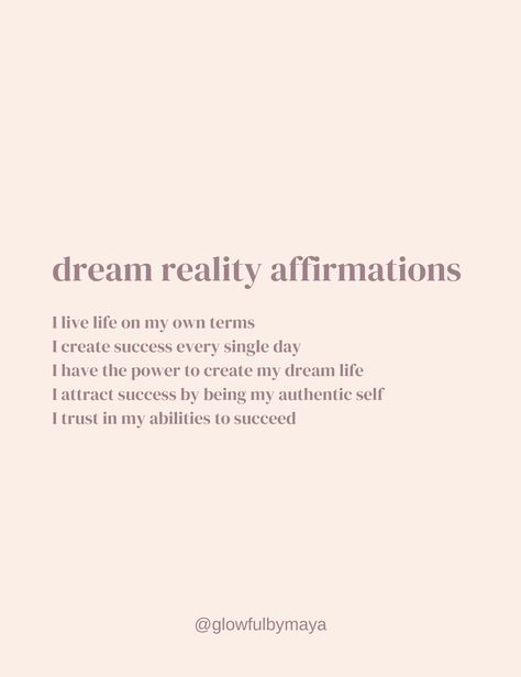 dream reality affirmations [positivity positive energy mindset shifts manifesting manifestation manifest meditation abundance law of assumption law of attraction feminine energy femininity goddess energy selfcare healing era rich girl money wealth girl boss vibe glow up] Rich Girl Affirmations, Manifest Meditation, Girl Money, Healing Era, Dream Reality, Law Of Assumption, Manifesting Dreams, Money Wealth, Goddess Energy