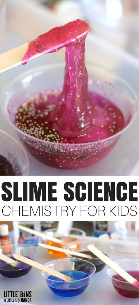 Slime Lab, Slime Science, Slime Experiment, Science Experiments Kids Preschool, Kids Slime, Non Newtonian Fluid, Newtonian Fluid, Diy Stressball, Science Experiments Kids Elementary