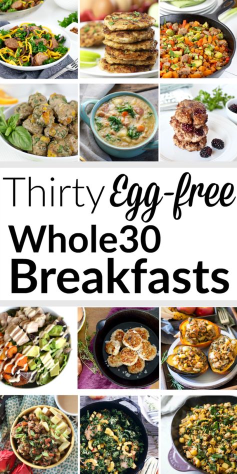 Breakfast Ideas Without Eggs, Whole30 Breakfast Recipes, Egg And Grapefruit Diet, Muffins Paleo, Egg Free Breakfast, Cold Cereal, Whole 30 Breakfast, Whole 30 Diet, No Meat