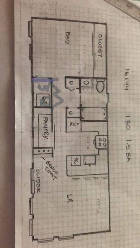 16 X 36 Floor Plans Tiny House, 16 By 40 Cabin Floor Plans, 16 X 44 House Plans, 16x 40 Floor Plans, Tiny House Floor Plans 16x40, 16x40 Shed House Floor Plans, 14x60 Floor Plans, 14x36 Shed House Floor Plans, Tiny Shed House Ideas Floor Plans