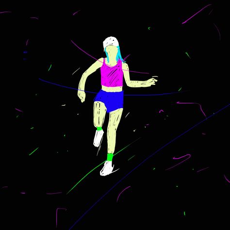 Sakuga Animation, Rotoscope Animation, Ecstatic Dance, Art Is Dead, Light Balance, Dance Gif, Motion Graphics Gif, Fitness Art, Dancing Gif