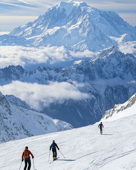 credit: @wander_scapes #loveskiing #powderday #powderskiing #ski #skier #skiing #skiing⛷ #skiing🎿 #skiingday #skiingfun Skiing Mountains Aesthetic, France Skiing Aesthetic, Swiss Skiing, Skiing France, Graduation Vibes, Photo Ski, Aspen Skiing, French Alps Ski, Skiing Photography