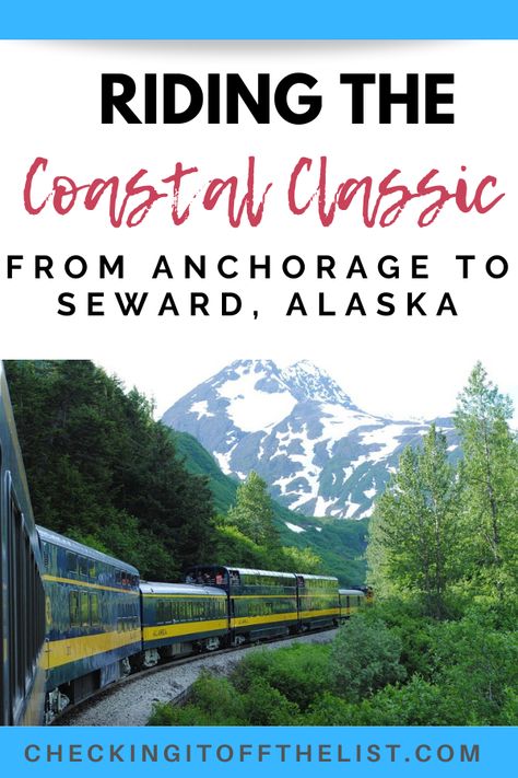 Riding the Coastal Classic from Anchorage to Seward, AK #alaska #anchoragetosewardak #sewardtoanchorageak #anchoragetosewardalaska #sewardtoanchoragealaska #alaskarailroad #thecoastalclassic #alaskarails #checkingitoffthelist.com Alaska Train Tours, Alaska Train, Alaska Travel Guide, Alaska Railroad, Seward Alaska, Alaska Adventures, Alaska Vacation, Tennessee Vacation, Alaskan Cruise