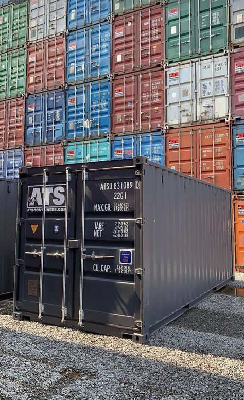 New and used 10ft 20 Foot Standard, and 40 foot High Cube containers at the most competitive market prices. We have NEW & USED containers IN STOCK We now offer EXPRESS DELIVERY on 20 Foot and 40 Foot High Cube Containers Email.( hesdarra@gmail.com ) Texts +17202488130 Container Van, Own Business Ideas, Cargo Container House, Used Shipping Containers, Swimming Pool Architecture, Underground Bunker, Containers For Sale, Container Shop, International Business