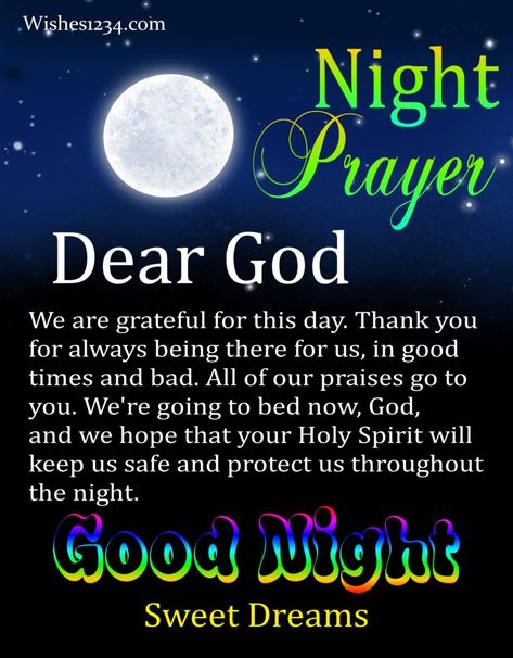 Good Night Images | Good Night Blessings - wishes1234 Goodnight Quotes For Friends, Have A Blessed Night, Good Night Blessings Quotes, Good Night Family, Goodnight Quotes Inspirational, Good Night My Friend, Good Night Prayer Quotes, Good Night Dear, Blessings Quotes