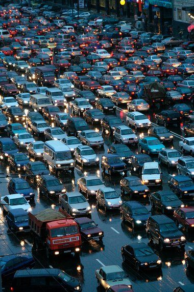 Typical Moscow evening rush hour traffic on the Garden Ring. City Pollution, Walkable Cities, City Traffic, Heat Rash, City Planning, Traffic Jam, High Technology, Public Transportation, Ice Pack