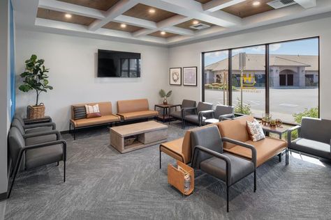 Office Reception Design Waiting Rooms, Waiting Room Design Reception Areas, Waiting Room Decor, Office Lobby Design, Waiting Room Furniture, Chiropractic Office Design, Doctor Office Design, Waiting Room Design, Dentist Office Design