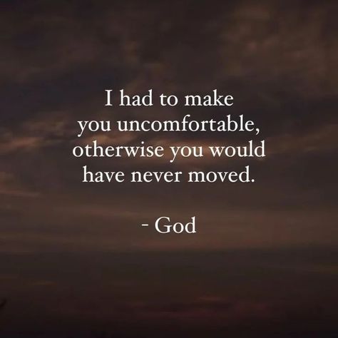 Come to think of it, if God asked you to move would you have done it? Probably not, most of the time we're afraid of taking the risk. Fear of the unknown grips us but, remember the breakthrough you seek, is on the other side of fear. Other Side Of Fear, Unknown Quotes, Living Better, Jesus Christ Quotes, I Need Jesus, Biscuit Recipes, Powerful Scriptures, Positive Encouragement, Bible Ideas