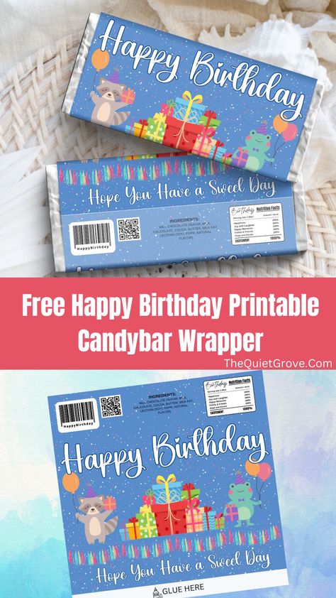 Free Printable Chocolate Bar Wrappers, Hershey Candy Bar Wrappers Template Free Printable, Hershey Bar Wrappers Printable Free, Printable Candy Bar Wrappers Templates, Chocolate Bar Wrappers Template, Free Candy Wrapper, Birthday Chocolate Bar Wrappers, Chocolate Template, Treat Packaging