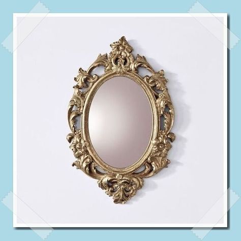 [Ad] Gold Ornate Mirror Gold Baroque Mirror Gold Oval Framed | Etsy #vintagemirrorwalldecor Vintage Mirror Wall Decor, Aesthetic Home Kitchen, Gold Ornate Mirror, Antique Gold Mirror, Home Nails, Victorian Mirror, Baroque Mirror, Nails Home, Gold Framed Mirror