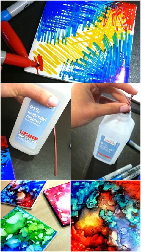 30 Sensational Sharpie Crafts That Will Beautify Your Life - DIY & Crafts Summer Diy Projects, Sharpie Crafts, Diy Sharpie, Alcohol Ink Crafts, Diy Crafts To Do, Crafts To Make And Sell, Camping Crafts, Summer Diy, Fun Diy Crafts