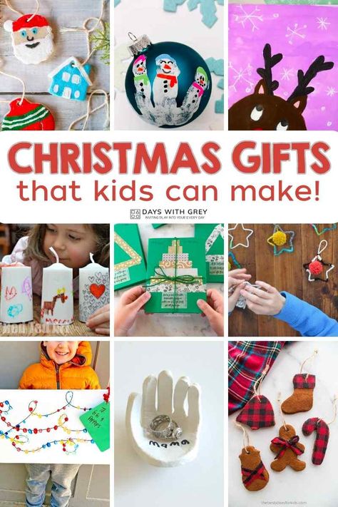 Christmas Gift For Parents From Preschooler, Holiday Gifts From Toddlers To Parents, Toddler Holiday Crafts Christmas, Preschool Diy Christmas Gifts, Preschool Holiday Crafts For Parents, Diy Gifts From Toddlers Christmas, Diy Christmas Gifts Preschool, Classroom Parent Christmas Gifts, Christmas Ideas For Parents From Kids