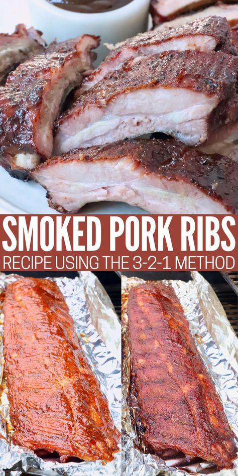 Pork Ribs Grilled, Smoked Pork Ribs, Grilled Meat Recipes, Pork Rib Recipes, Smoked Meat Recipes, Barbecue Ribs, Smoked Ribs, Back Ribs, Smoked Pork