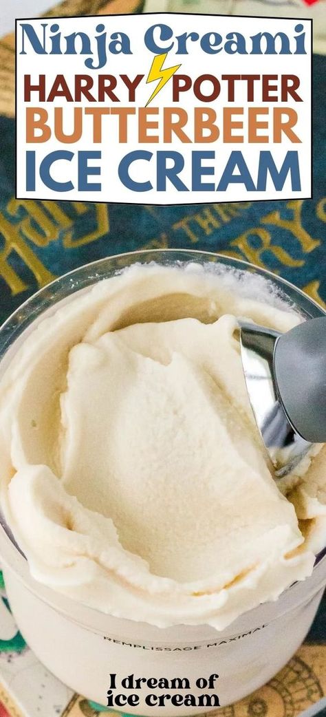 Ice Cream Maker Recipes Healthy, Butterbeer Ice Cream, Homemade Butterscotch, Beer Ice Cream, Ninja Ice Cream Recipe, Protein Ice Cream Recipe, Healthy Ice Cream Recipes, Ice Cream Maker Recipes, Healthy Food Menu