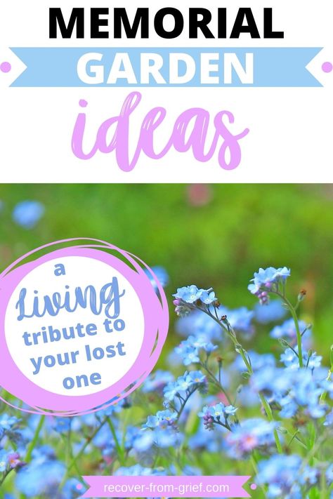 Memorial Garden Ideas - A Living Tribute To Your Lost One - Recover From Grief Memorial Landscaping Ideas, Memorial Tree Planting Ideas, Corner Memorial Garden Ideas, Tribute Garden Ideas, Small Memory Garden Ideas, Memorial Yard Ideas, Outdoor Memorial Garden, Remembrance Garden Ideas, Yard Memorial Ideas