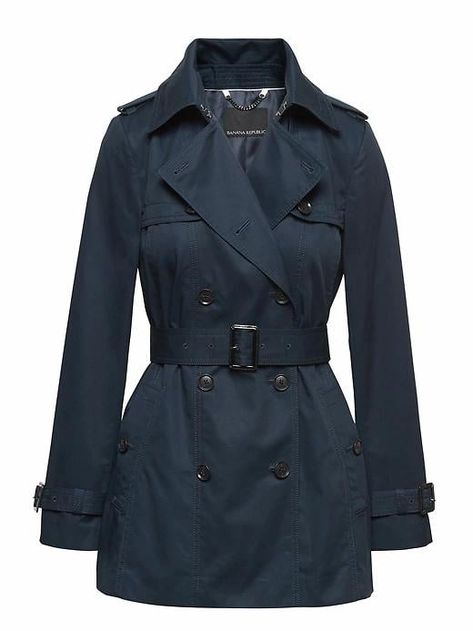 Banana Republic Water-Resistant Short Trench Coat Dressing Your Truth Type 4, Closet Basics, Suede Biker Jacket, Jacket Outfit Women, Short Trench Coat, Trench Coat Outfit, Leather Coats, Neutral Style, Raincoats For Women