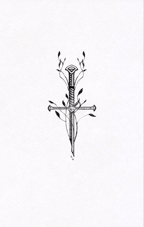 Shards Of Narsil, Fine Tattoos, Hobbit Tattoo, Tolkien Tattoo, Ring Tattoo Designs, Lotr Tattoo, Leaves Tattoo, Lord Of The Rings Tattoo, Buch Design