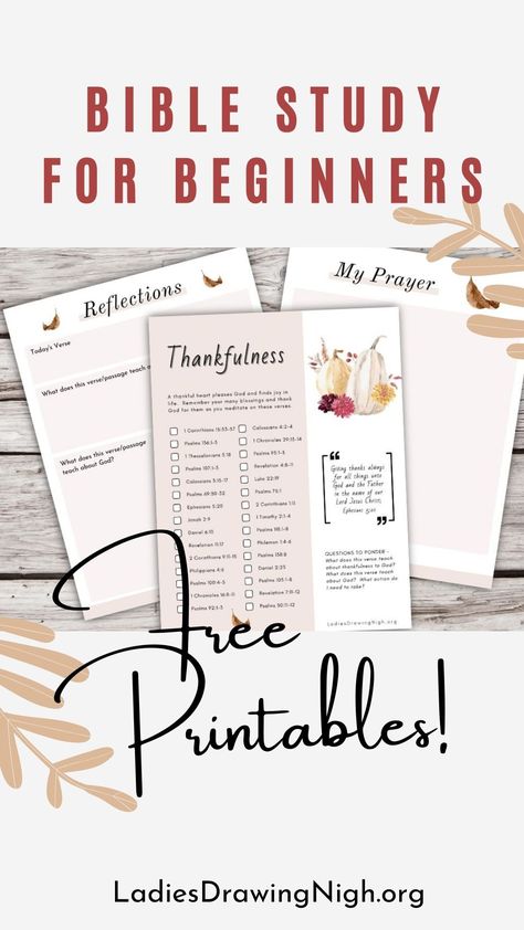 Looking for an easy Bible study for beginners? This plan will guide you in studying what the Bible teaches about thankfulness. Use our free printables Bible reading plan to have a verse to study each day along with reflection and prayer worksheets to meditate on what you read and hear from God. Bible Study On Thankfulness, Bible Reading Plan For Thanksgiving, Reading The Bible For Beginners Plan, Free Printable Bible Study Worksheets, Bible Reading Checklist Free Printable, Free Printable Bible Reading Plan, Bible Reading Plan For Beginners, Bible Chapter Study Free Printable, Bible Study Lesson Plans