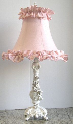 Shabby Chic Lamp Shades - VisualHunt Shabby Chic Lamp, French Furniture Bedroom, Shabby Chic Lamp Shades, Pink Furniture, Chic Lamp, Shabby Chic Lamps, Hippy Room, Shabby Chic Table, Shabby Chic Bedroom