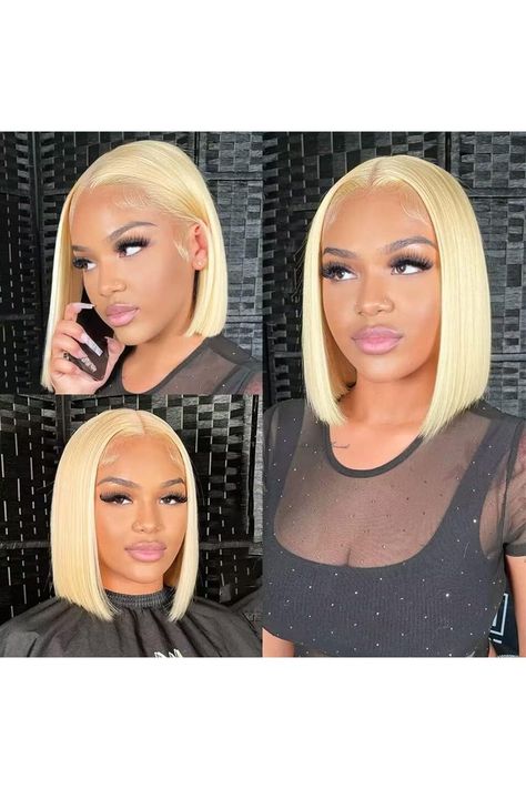 Dorosy Hair Blonde Bob Wig 13X3 Transparent Lace Front Wigs Pre Plucked Bleached Knots 150% Density 613 Straight Short Human Hair Lace Frontal Wigs for Women 12 inch Lace Frontal Bob, Honey Blond, Blonde Bob Wig, Bob Lace Front Wigs, 613 Blonde, Straight Bob, Short Bob Wigs, Lace Closure Wig, Blonde Bobs