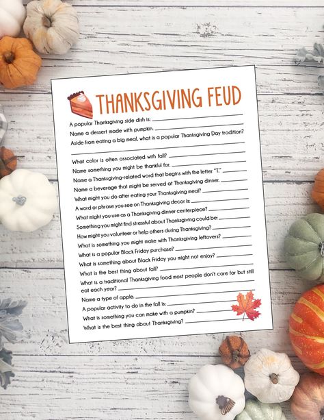 Thanksgiving Family Feud Game Fall Family Feud Game Thanksgiving Trivia Thanksgiving Games Thanksgiving Classroom Activities - Etsy Fall Family Feud Game, Thanksgiving Feud Game, Left Right Thanksgiving Game, Thanksgiving Thankful Ideas, New Fall Decorating Ideas, Thanksgiving Family Feud, November Games, Thanksgiving Riddles, Friendsgiving 2023