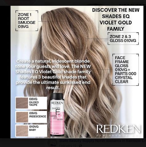 Level 8 Blonde Hair Shades Eq, Redken Shades Eq Toner Formulas, Blonde Formulas, Highlights Tutorial, Shades Formulas, Redken Formulas, Hair Formulas, Hair Formula, Karma Chameleon